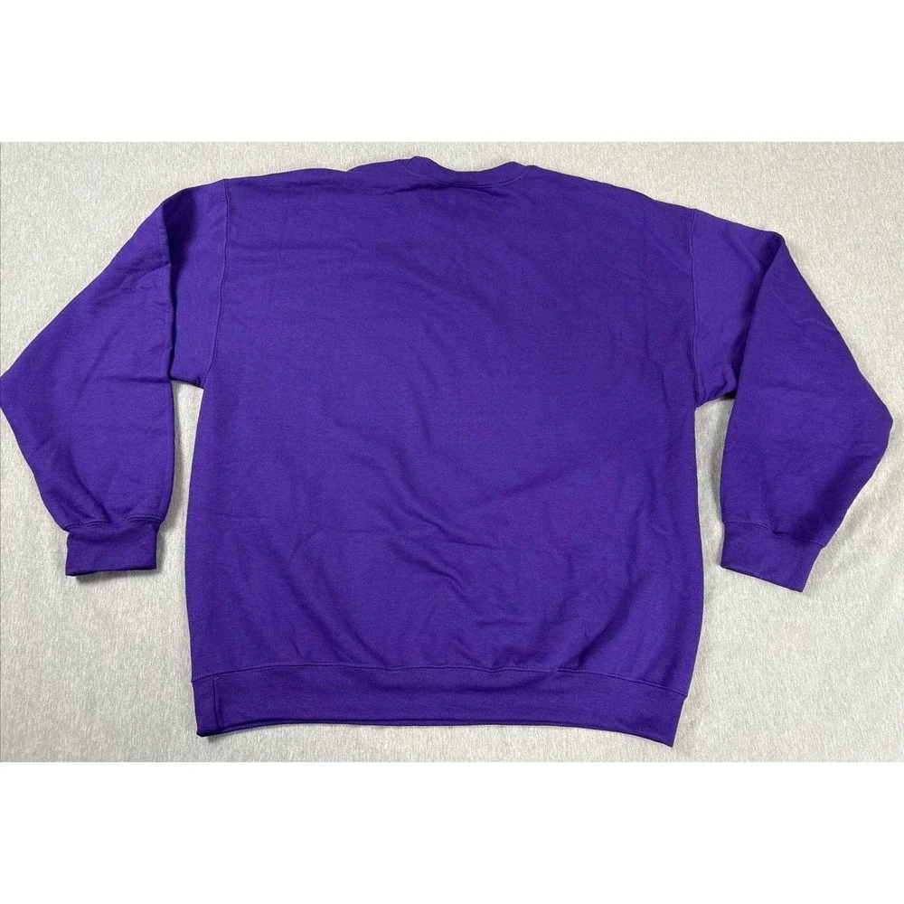 NWOT Retro Phoenix Suns Sweatshirt Crewneck NBA Basketball Men's Size XL Purple